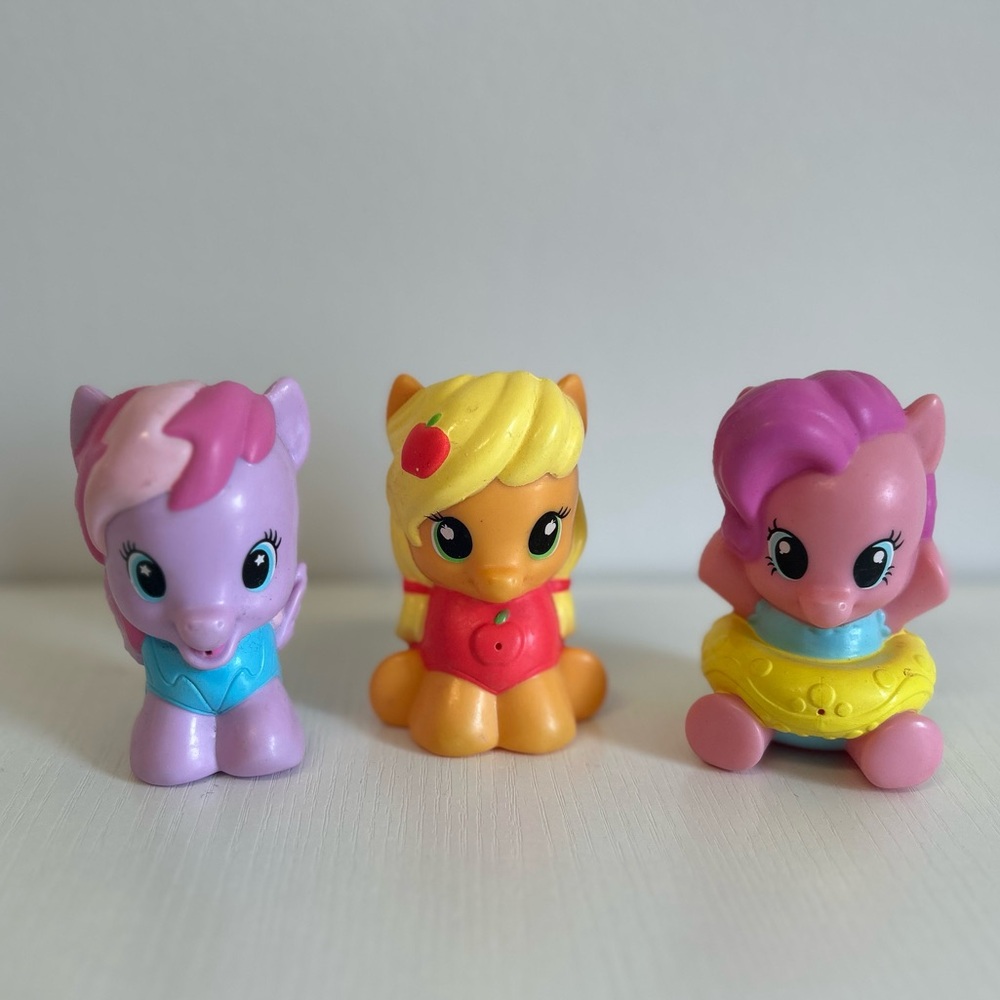 My Little Pony G4 Playskool Friends Squirt Bath Toys